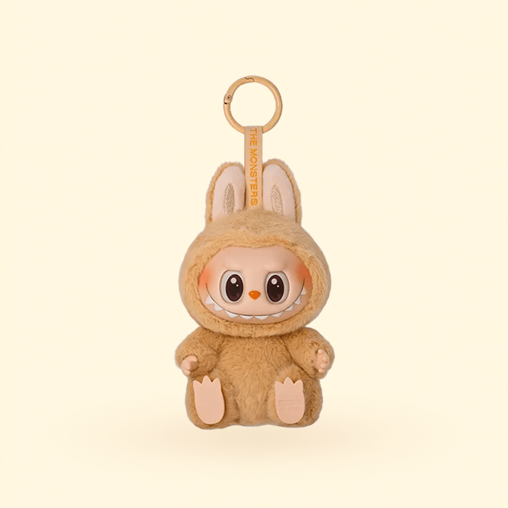 The Monsters “Have a Seat” – Baba (Brown Bunny Plush Keychain) - ImLabubu