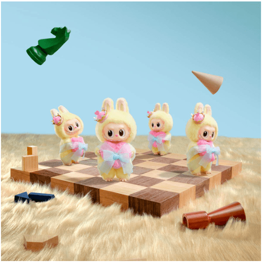 THE MONSTERS Let's Checkmate Series - Vinyl Plush Hanging Card - ImLabubu